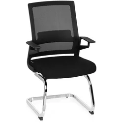 hjh OFFICE Freischwinger INVENTOR V Stoff mit Armlehnen