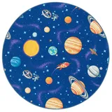 Snapstyle Kinder Spiel Teppich Weltall Rund