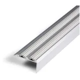 casa pura Treppenkantenprofil | Power Grip | Doppel-gummieinlage | Grau