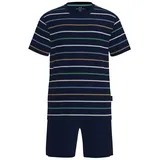 Götzburg Pyjama Shorty Blau L