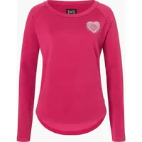Super.natural Damen Little Heartwood Crew Pullover (Größe L, pink)