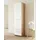 Priess Wäscheschrank Barcelona 48 x 193 x 36 cm Weiß