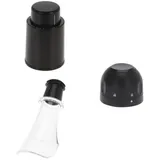 Excellent Houseware Wein-Set 5 x 10 x 8 cm 3-tlg. Schwarz