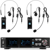 Power Dynamics PD522B UHF-Funkmikrofonset mit 2 Taschensendern