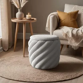 lookway Pouf 42 x 41 x 42 cm Grau