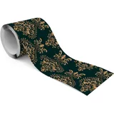 Muralo - Selbstklebende Bordüre - Tapetenbordüre Wandbördure - Dekorative Wandtatto für Wände, Möbel, Decken, Tapeten, Wandverkleidungen, Türen - Ornamente - Br.10cm x Hö.300cm