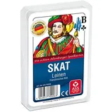 Kartenspiele, Skat, Leinenstruktur der Ass Altenburger Spielkartenfabrik
