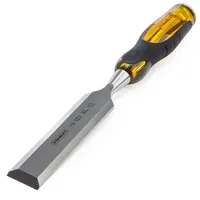 Stanley FatMax Beitel 32mm Klingenbreite, Thru-Thang-Klinge, Stahl-Schlagkappe, Griff mit
