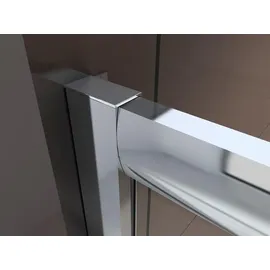 Bernstein Duschabtrennung Bernstein Schiebetür Ex505 Nano Echtglas Klarglas 195cm 140cm