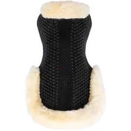 Acavallo Gel Pad Massage mit Schaffellrand Einheitsgröße Transparent