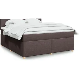 vidaXL Boxspringbett 180 x 200 cm Braun