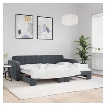 vidaXL Tagesbett 80 x 200 cm Dunkelgrau