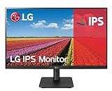 LG Electronics 24MP400-B 60,4 cm (24 Zoll) Full HD Monitor (IPS-Panel, FreeSync, Reader Mode), schwarz, mattschwarz