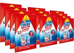 rorax Rohrreiniger Rohrfrei Power Granulat 115954 , 1 Karton = 12 Beutel à 60 g
