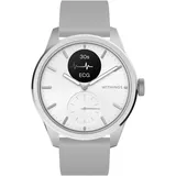 WITHINGS - SCANWATCH 2 - silber weiß grau silikon / 42 mm