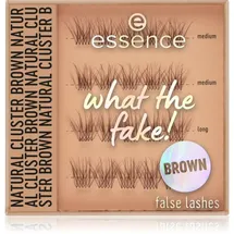 Essence what the fake! false lashes 05 natural cluster brown 1 g -