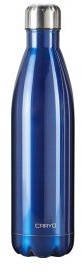 CARYO Wasserflasche aus Edelstahl in blau