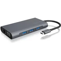 Icy Box USB Type-C Dockingstation mit zwei Videoschnitten