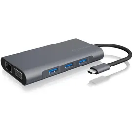 Icy Box USB Type-C Dockingstation mit zwei Videoschnitten