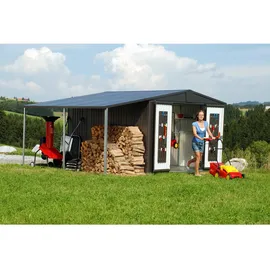 Biohort Seitendach zu GHE Gr. 4/5 dunkelgrau metallic 150 x 228 cm