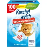 Kuschelweich Vollwaschmittel Pulver - für 100 Wäschen, hautverträglich, mikroplastikfrei, vegan - 5,5 kg - Sommerwind