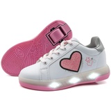 BREEZY ROLLERS 2195670, Blast LED, weiss/pink | Gr.: 36