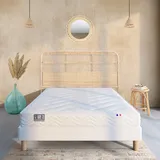 Feste 5-zonen-matratze Origine Aus Naturlatex beige 140 x 190 cm