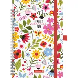 Baier & Schneider Familienplaner A5 Flowers 2027
