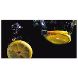 Artland Küchenrückwand »Zitronen«, (1 tlg.), Alu Spritzschutz mit Klebeband, einfache Montage, gelb