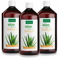 Aloe-Vera-Trinkgel, unverdünnt, 3 x 1000 ml - 3 Liter