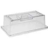 APS GN Abdeckhaube, passend für GN 1/3 Tabletts, 32,5 x 17,6 cm, H: 10,5 cm, glasklarer Kunststoff, nahezu unzerbrechlich, ohne Tablett, aus Polycarbonat