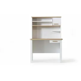xl moebel gmbh Weißer Schreibtisch Designer Regal Kinderzimmer Holz Möbel Designer Set - Weiß