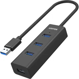 UNITEK 4-Anschluss USB 3.0 schwarz Y-3089 - Schwarz