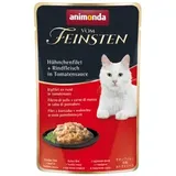 Animonda Vom Feinsten Adult mit Hühnchenfilet & Rindfleisch in Tomatensauce 18 x 50 g