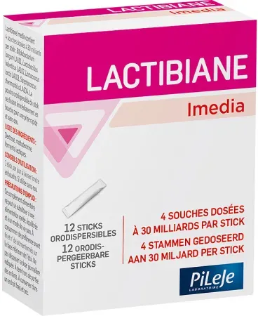 PiLeJe Lactibiane Imedia 12 Sticks