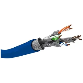 goobay CAT 7A Netzwerkkabel, S/FTP PiMF blau