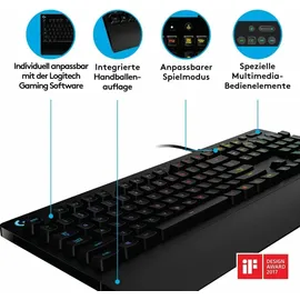 Logitech G213 Prodigy RGB Gaming Keyboard DE