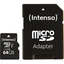 Intenso Performance R90 microSDXC 64GB Kit, UHS-I U1, Class 10 (3424490)