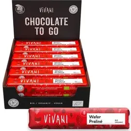 Vivani Wafer Praline Riegel bio