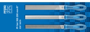 PFERD Feilen-Set mit Heft 3-tlg. 200/300mm Feilen-Sortiment für anspruchsvolle Heim-/Handwerker