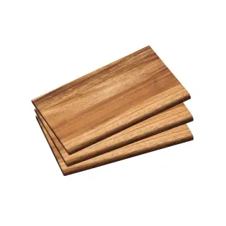 KESPER Frühstücksbrett Set 3-teilig Akazienholz 23 x 15 cm