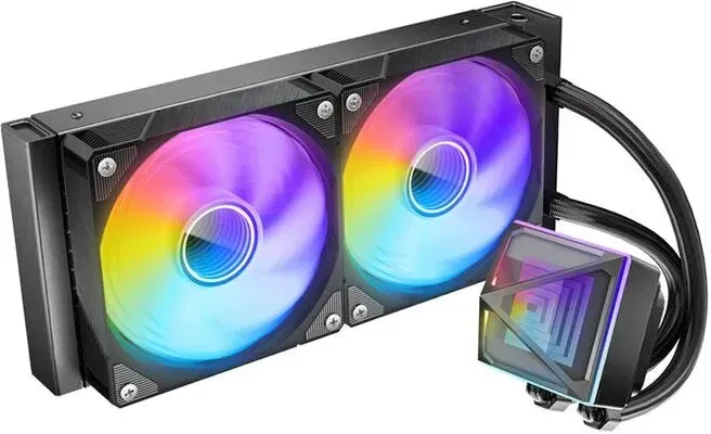 Azza Pyramid 240 Computergehäuse All-in-One-Flüssigkeitskühler 12 cm Schwarz 1 Stück(e)