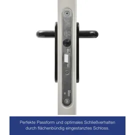 Hörmann T30 H8-5 links 87,5 x 125 cm grauweiß