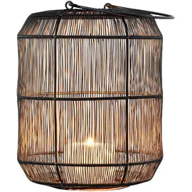 Marrakesch Orient & Mediterran Interior Skandinavische Deko Windlicht Teelichthalter Kerzenhalter Stello Schwarz Gross