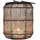 Marrakesch Orient & Mediterran Interior Skandinavische Deko Windlicht Teelichthalter Kerzenhalter Stello Schwarz Gross