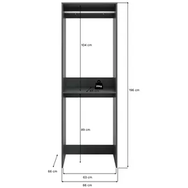 xonox.home MID.YOU Waschmaschinenschrank Free – B/H/T: ca. 66.00x195.00x66.00