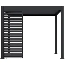 Paragon Lamellen Sichtschutz für Pergola Grand Tuscan 10 0,94 x 2,34 m Grau