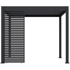 Paragon Lamellen Sichtschutz für Pergola Grand Tuscan 10 0,94 x 2,34 m Grau
