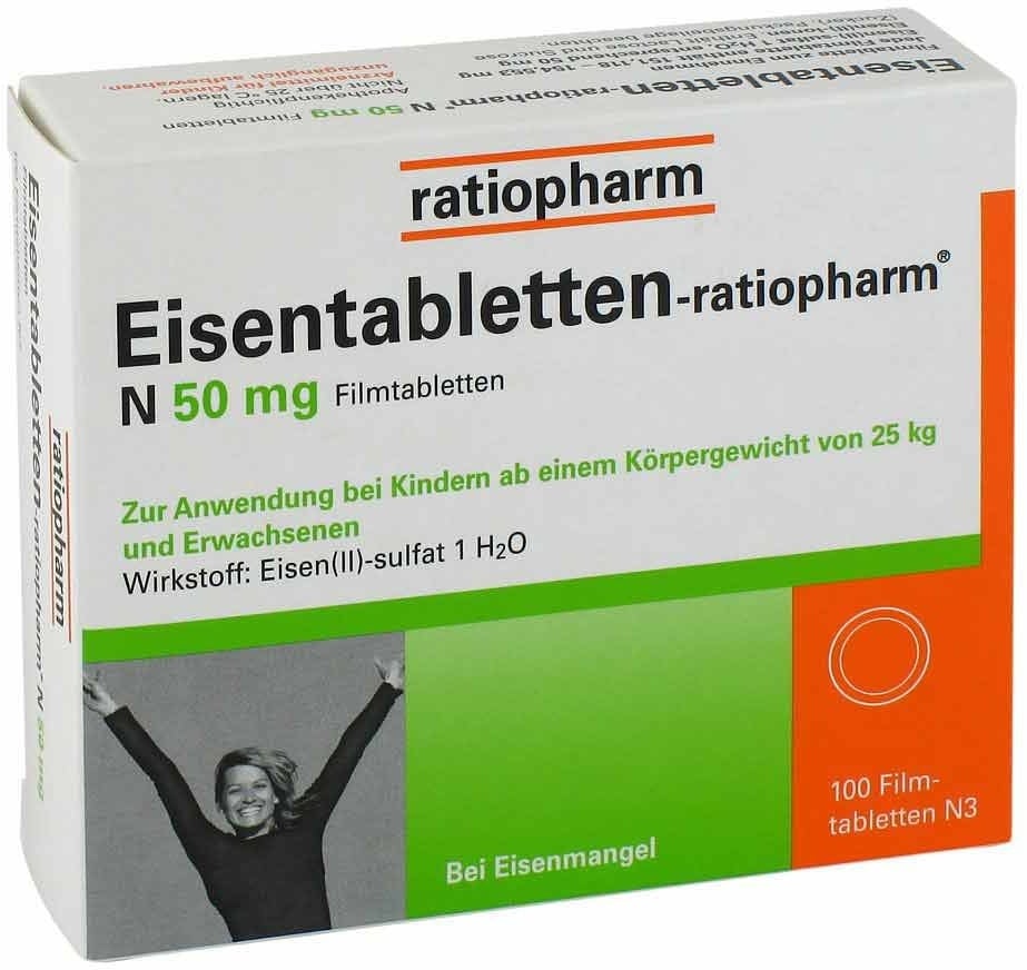 Eisentabletten-ratiopharm N 50mg