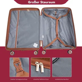 TRAVELHOUSE Ascona Koffer-Set 5-tlg. rot